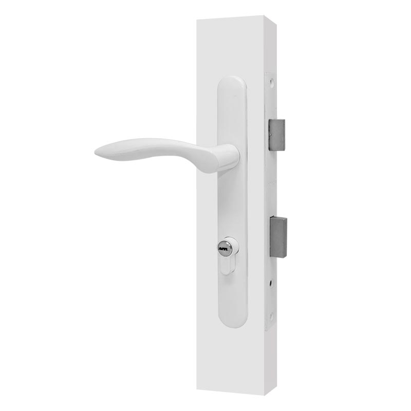 Cerradura de perfil angosto Lily blanca 886 Ashico