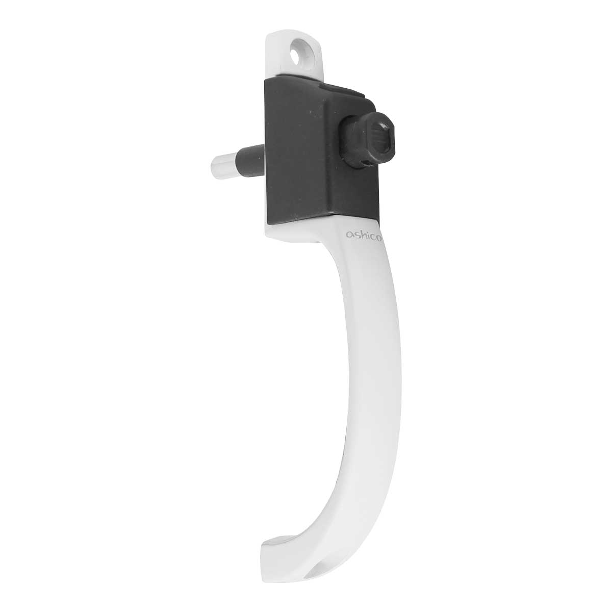 Jaladera pasador blanca para puerta corrediza 915 Ashico