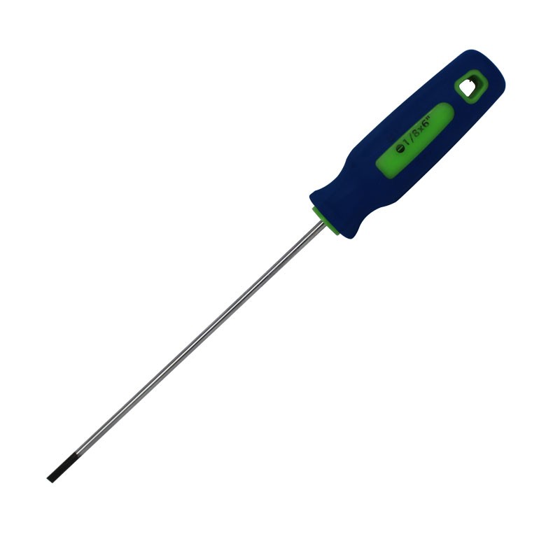 Desarmador punta plana 1/8" x 6" Rotter