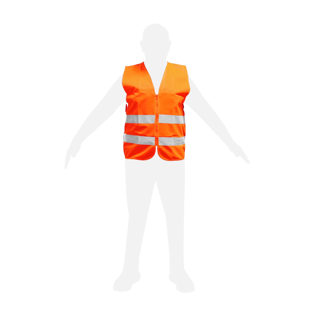 Chaleco supervisor poliéster naranja 8CPOL-200N-C Infra
