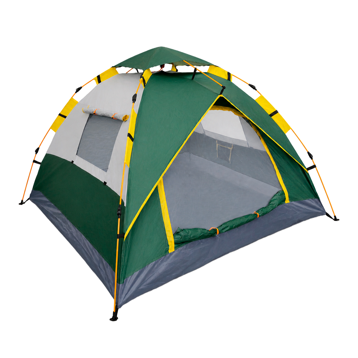 Casa de campaña plegable Verde para 3-4 personas HW104-GN