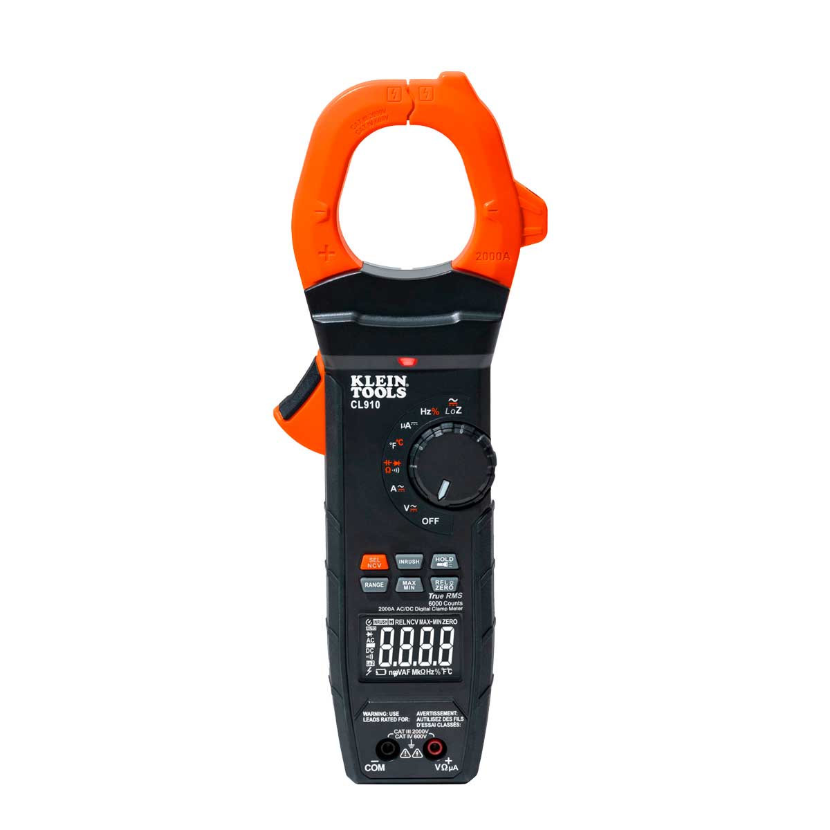 Multímetro de gancho rango automático TRMS CL910 Klein Tools