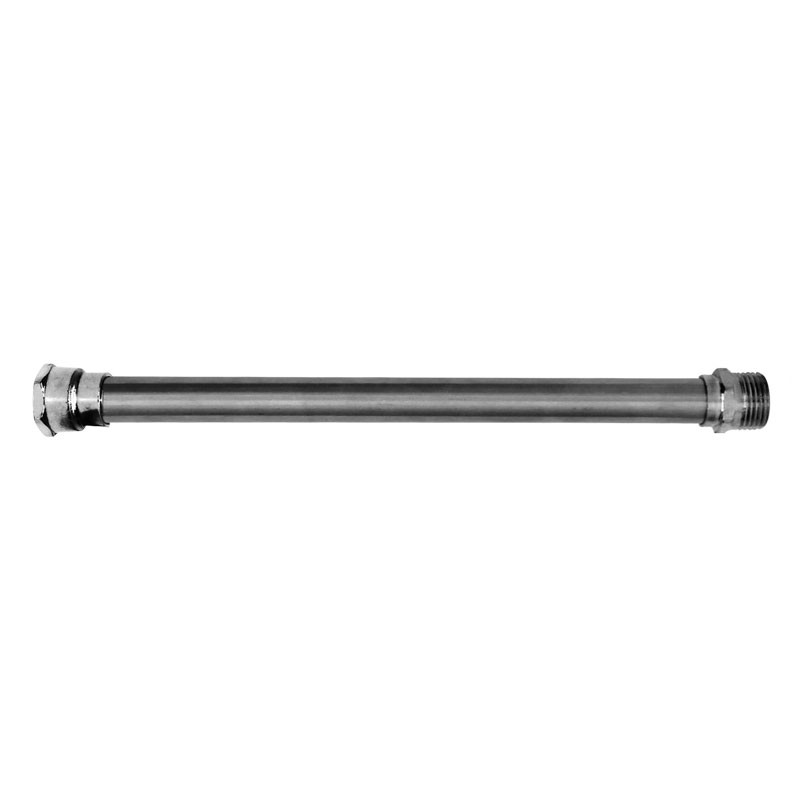 Brazo recto para regadera eléctrica 25 cm Acero inoxidable