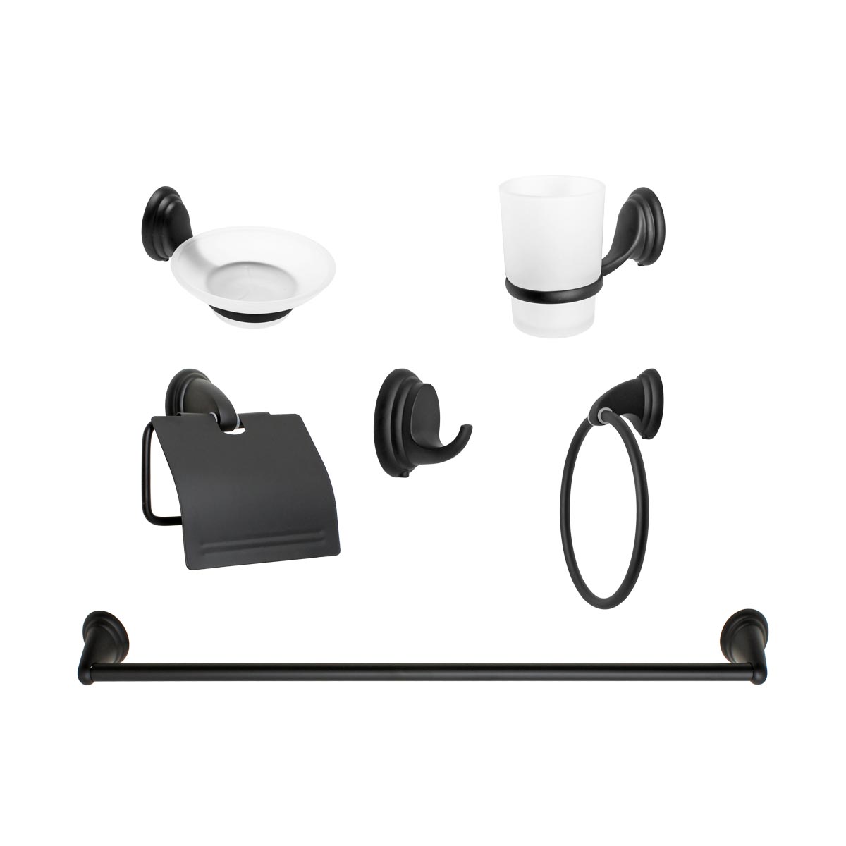 Juego de accesorios para baño A01BK FIDIC
