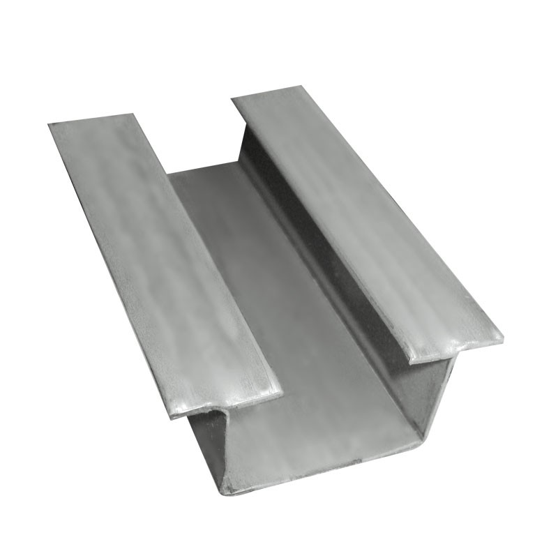 Riel superior doble "T" de aluminio 2 metros