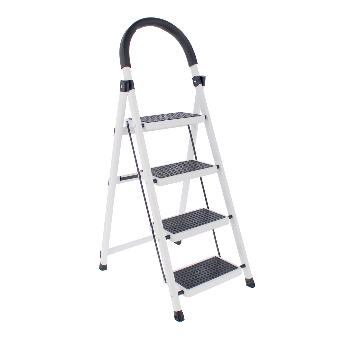 Escalera de 4 peldaños blanca BSD MY HOMEX