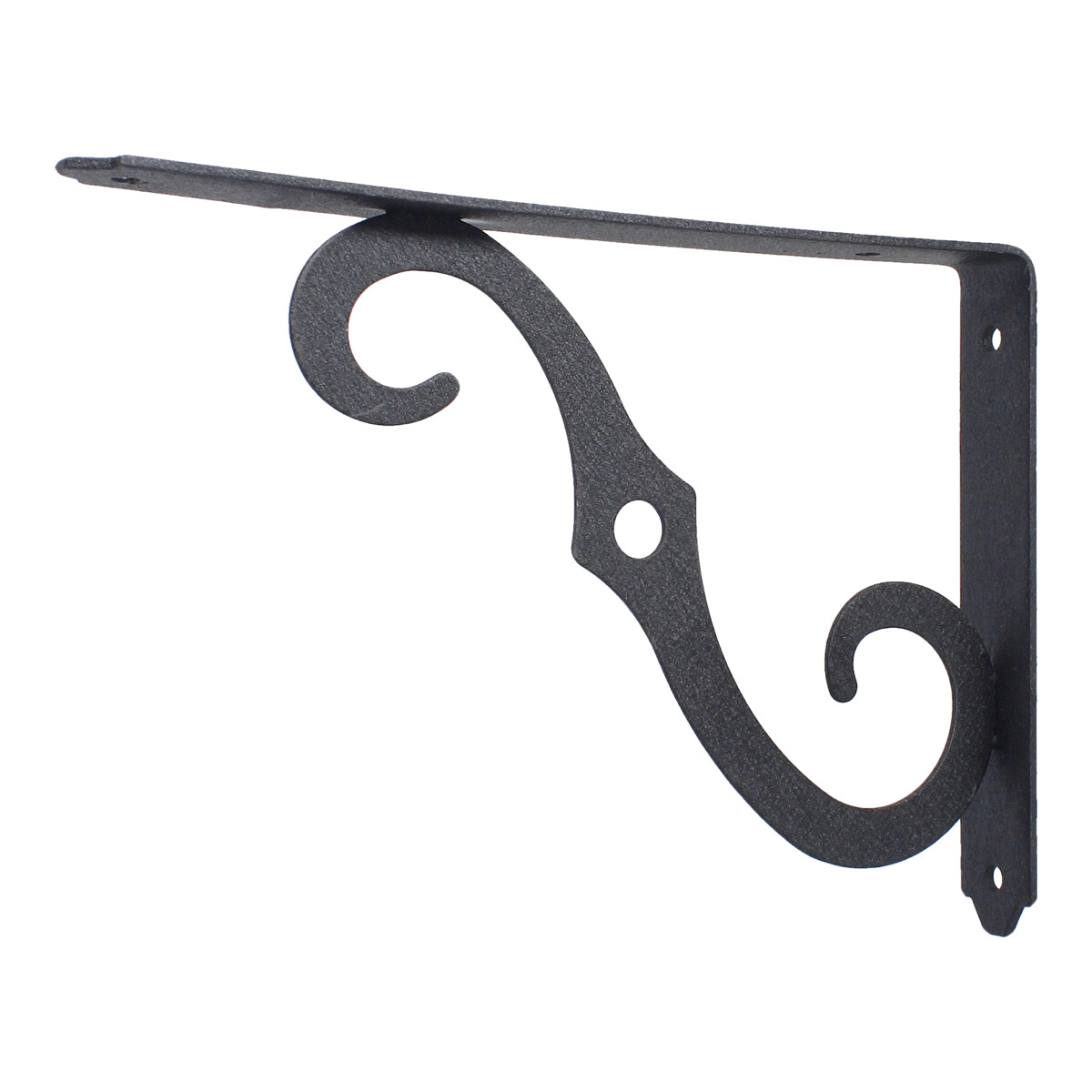 Ménsula Ornamental negra 8" x 5-1/2" 1019 Handy Home