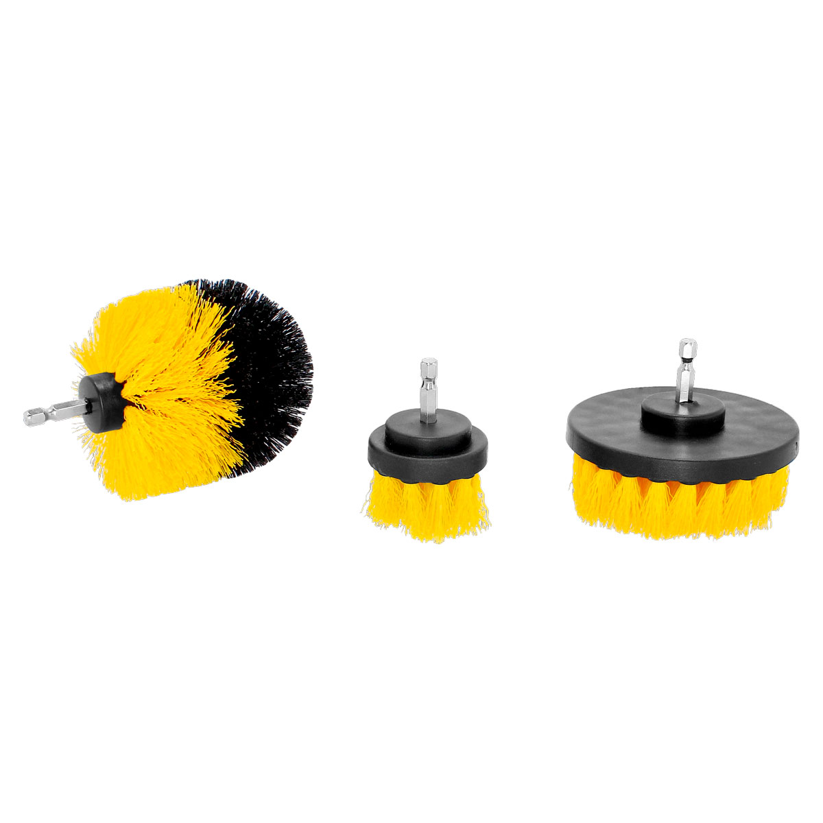 Juego de cepillos para taladro para limpieza 3 piezas DEWINNER