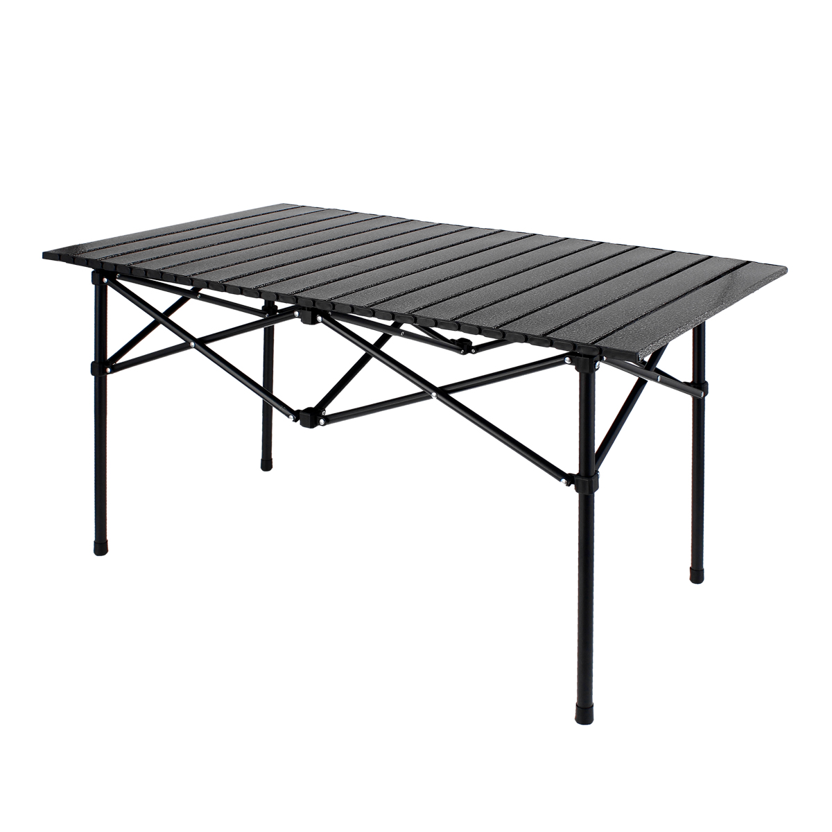 Mesa de Camping Plegable Rectangular HW123-BK Negra