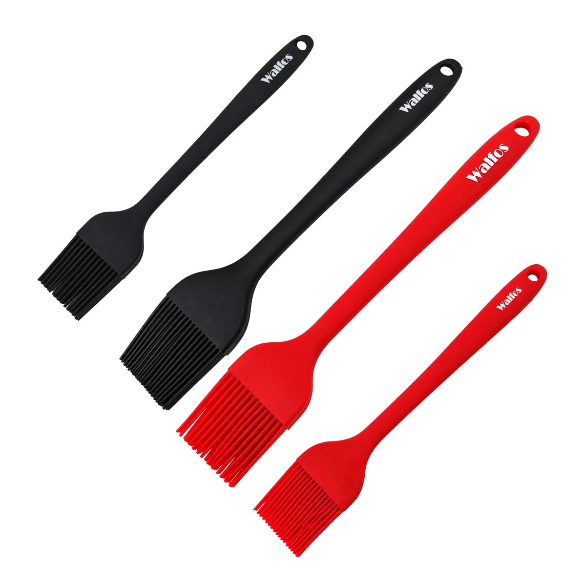 Juego de brochas de silicón 4 piezas Walfos