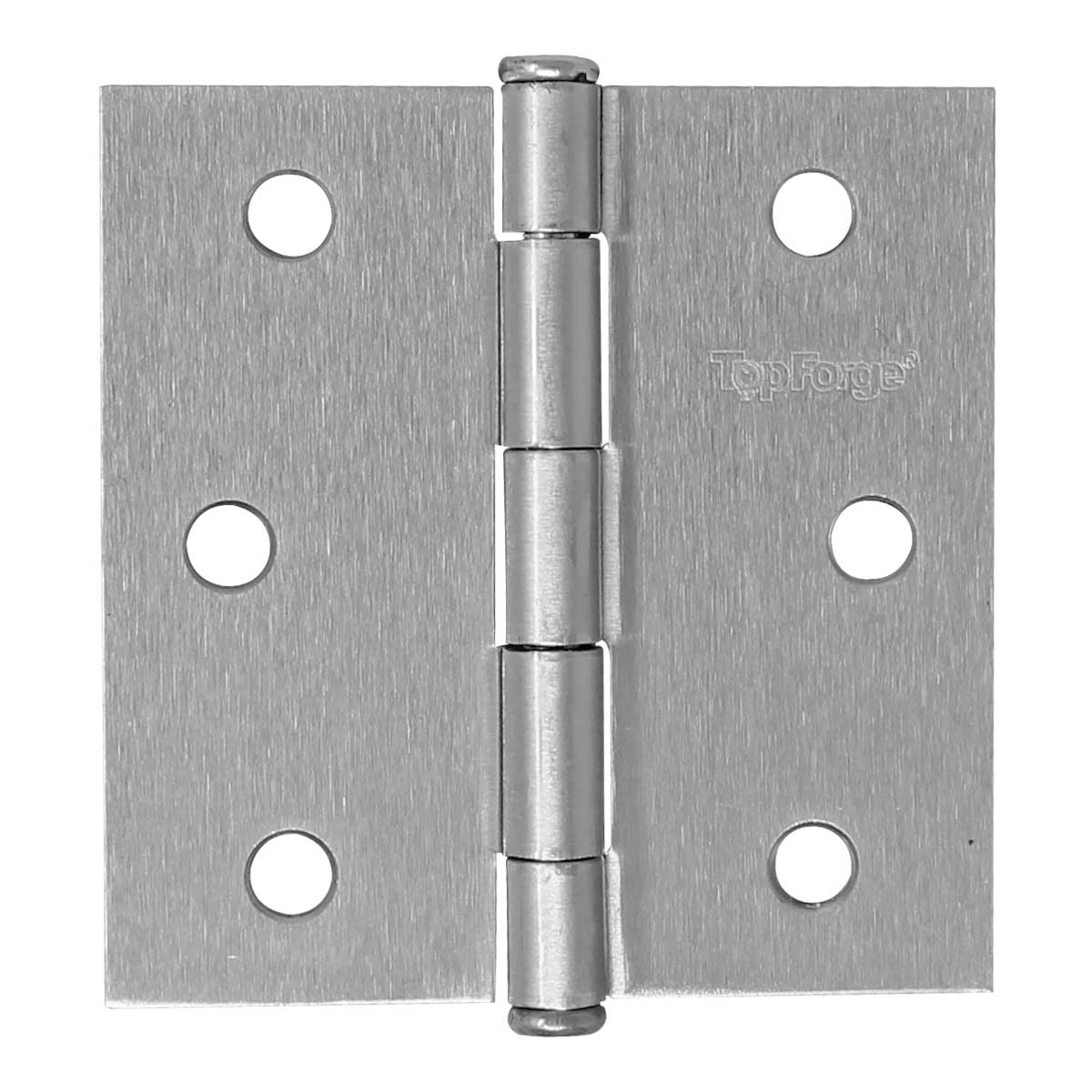 Bisagras 4" x 4" Cromo mate premium 10 piezas PF0118 Top Forge