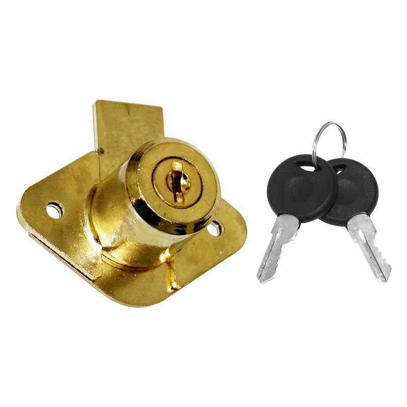 Cerradura para mueble de lat&oacute;n 23 Phillips