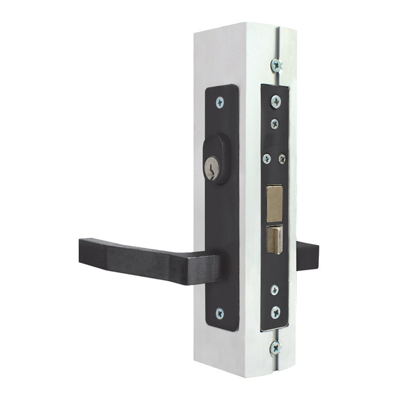 Cerradura para puerta residencial aluminio negro 550 Phillips