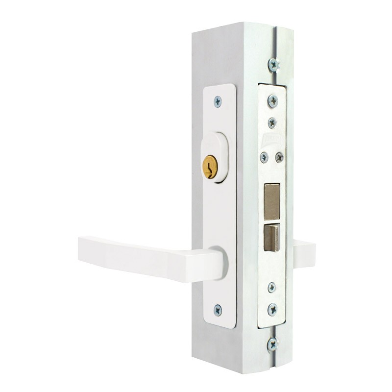 Cerradura para puerta residencial aluminio blanco 550 Phillips