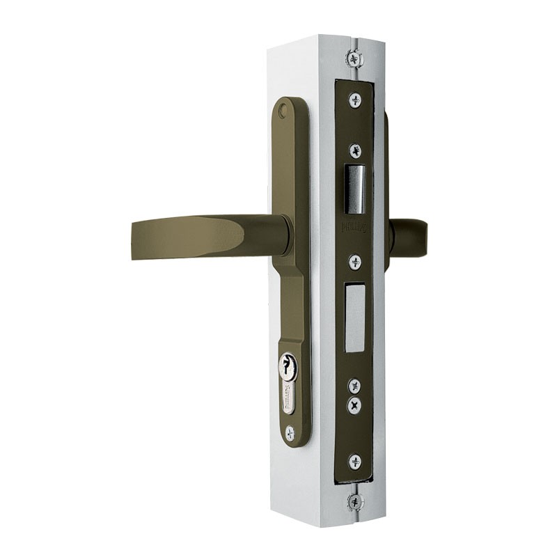 Cerradura para uso comercial aluminio duranodik 3065 MM Phillips