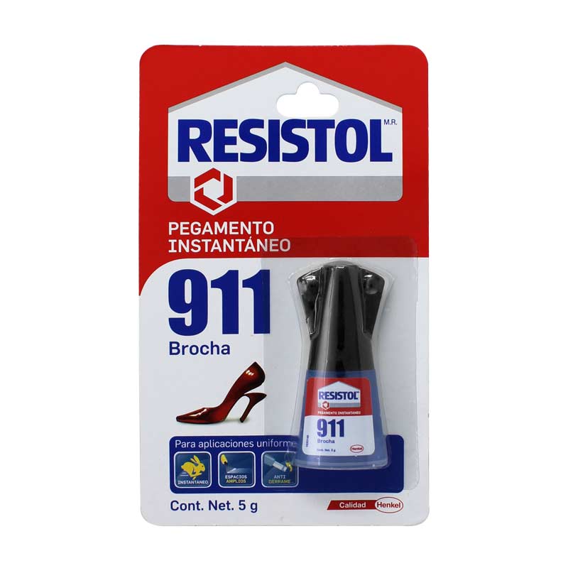 Pegamento Instantáneo 5 gramos 911 Resistol 