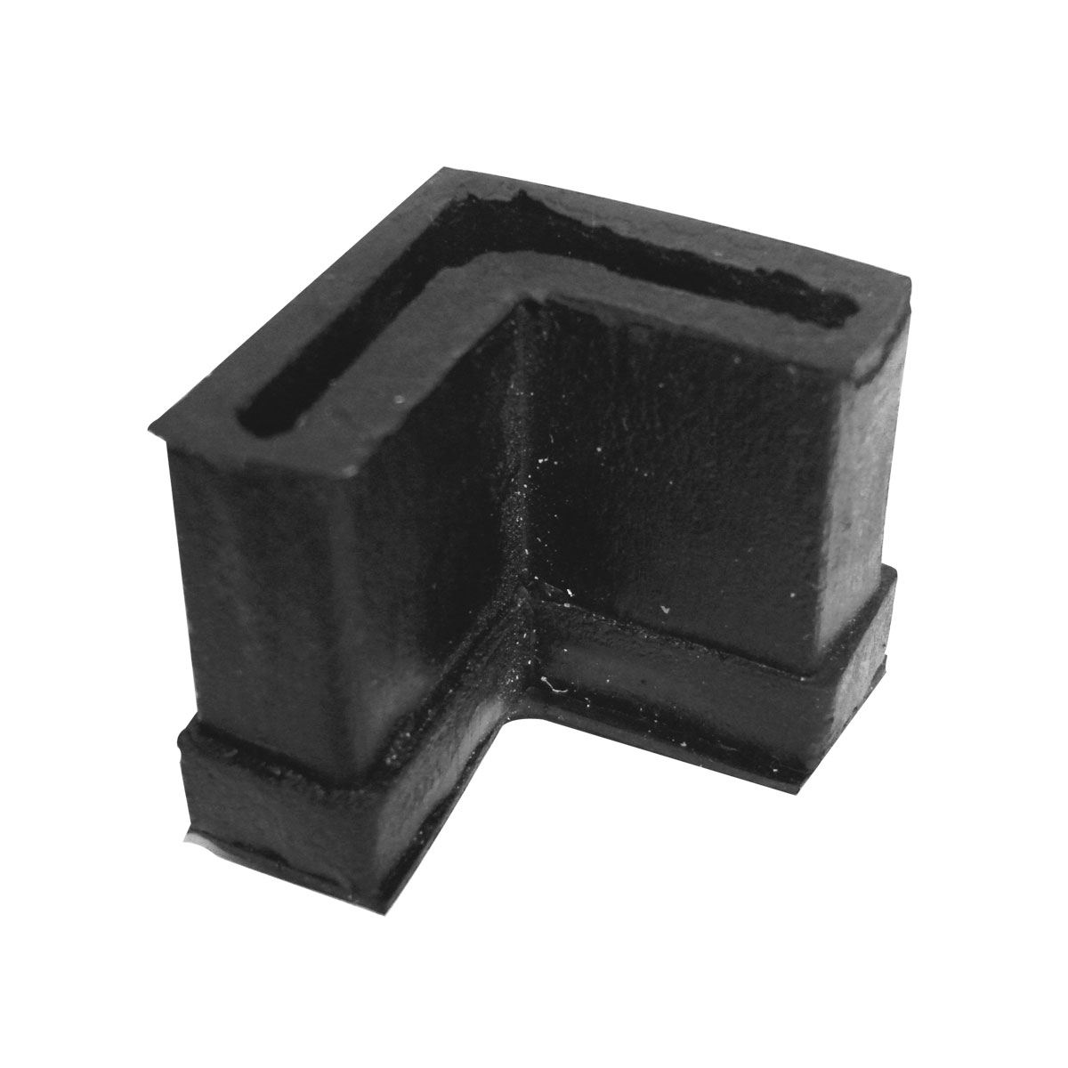 Regatón ángulo de hule de 3/4"