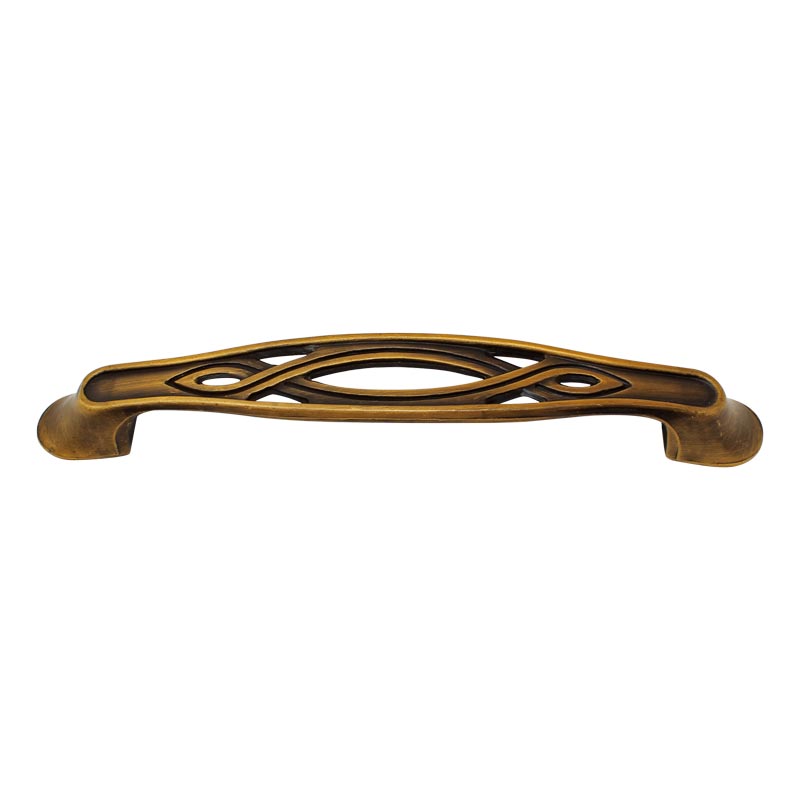 Jaladera Remolino latón europeo 128 mm 131741 Rish