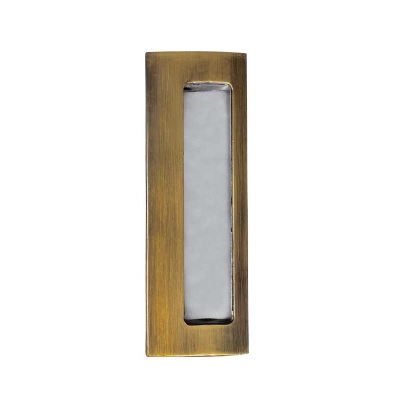 Jaladera de embutir latón antiguo 96 mm 340 Ashico