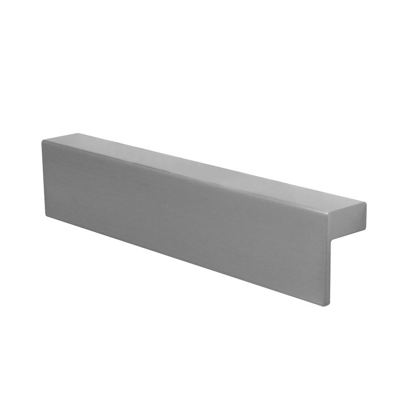 Jaladera tipo "L" Zamac cromo satinado 128 mm 79-219 Herrasa