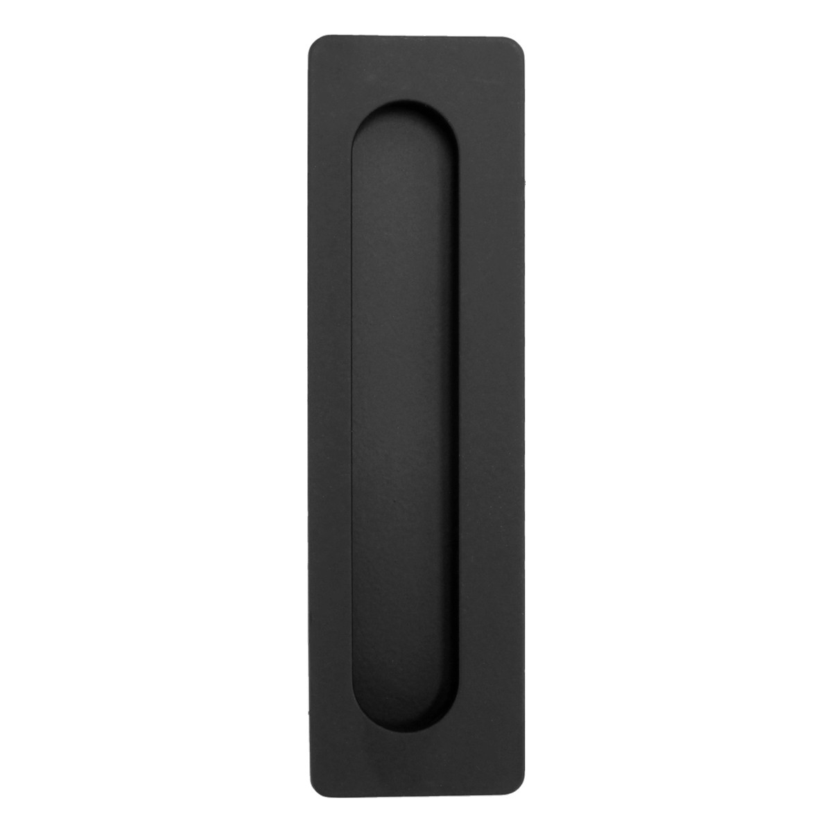 Jaladera de embutir 128 mm negro mate Rish