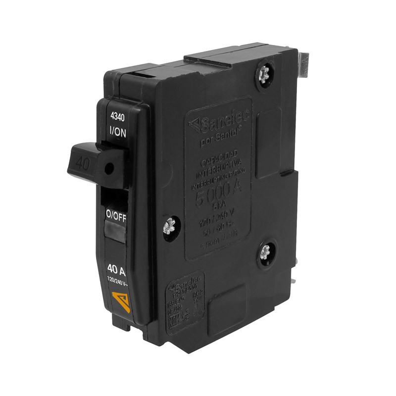 Interruptor termomagnético de 1 polo 40 A 4340 Sanelec