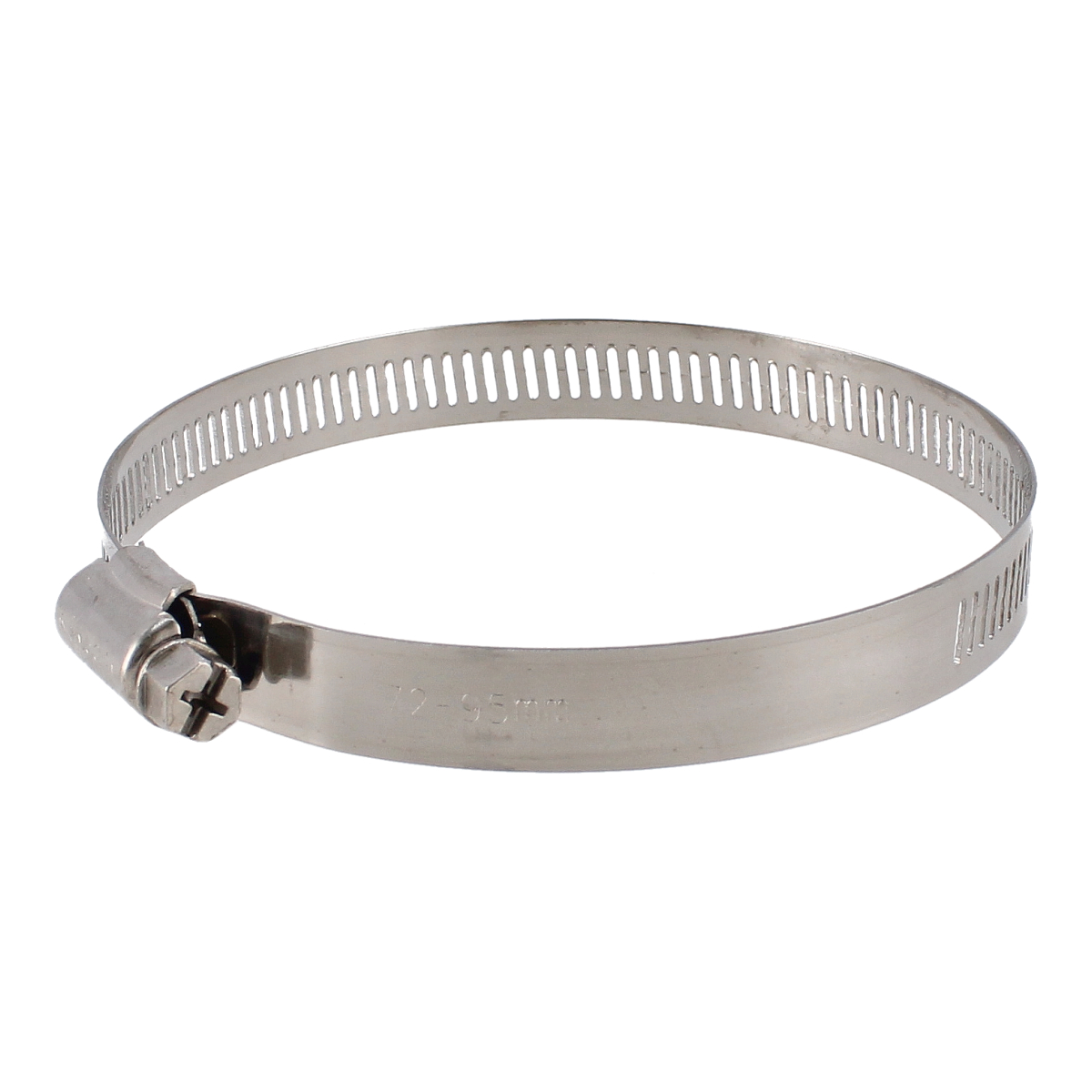 Abrazadera sin fin 2 13/16"-3 3/4" de acero inoxidable #52 7877 Sanelec