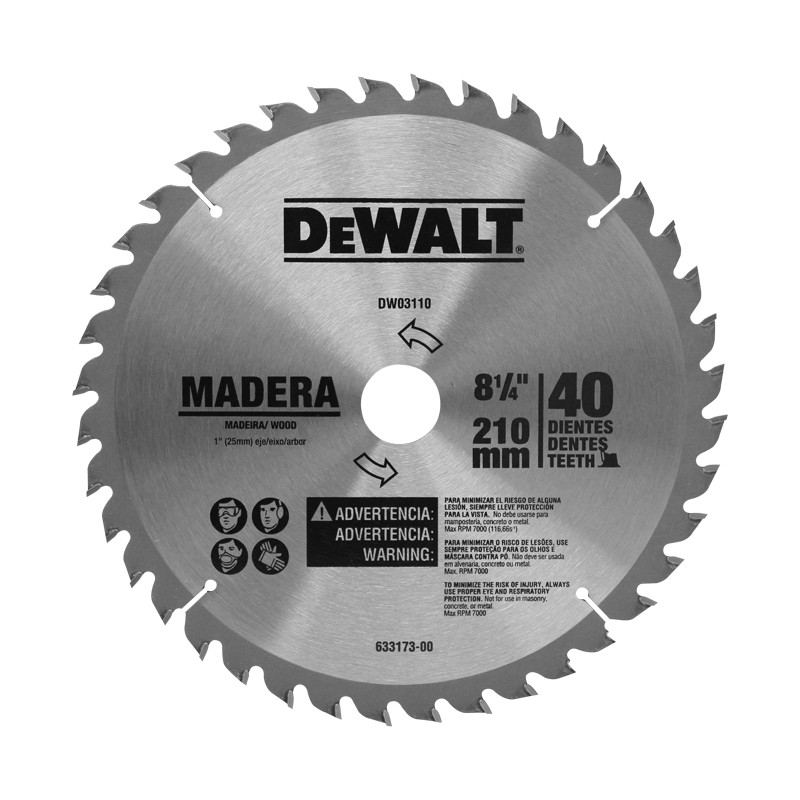 Disco de Sierra 8 1/4" DW03110 DeWalt 