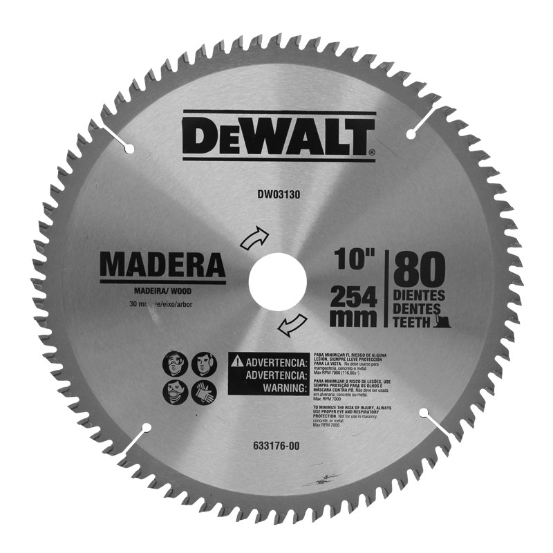 Disco de Sierra 10" DW03130 DeWalt 