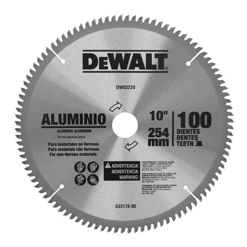 Disco de Sierra 10" DW03220 DeWalt 