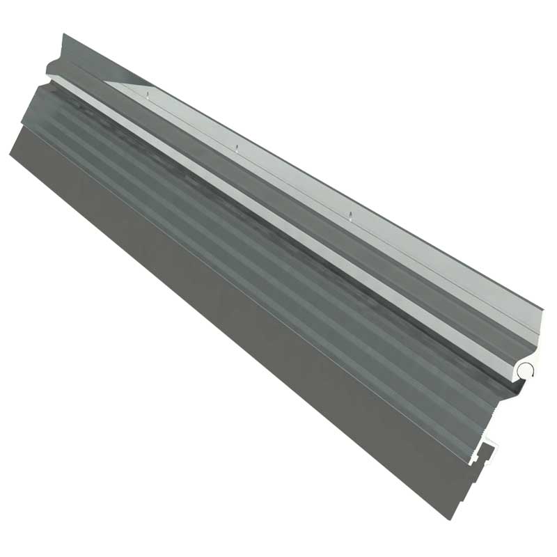 Guardapolvo automático 100 cm aluminio natural Herralum