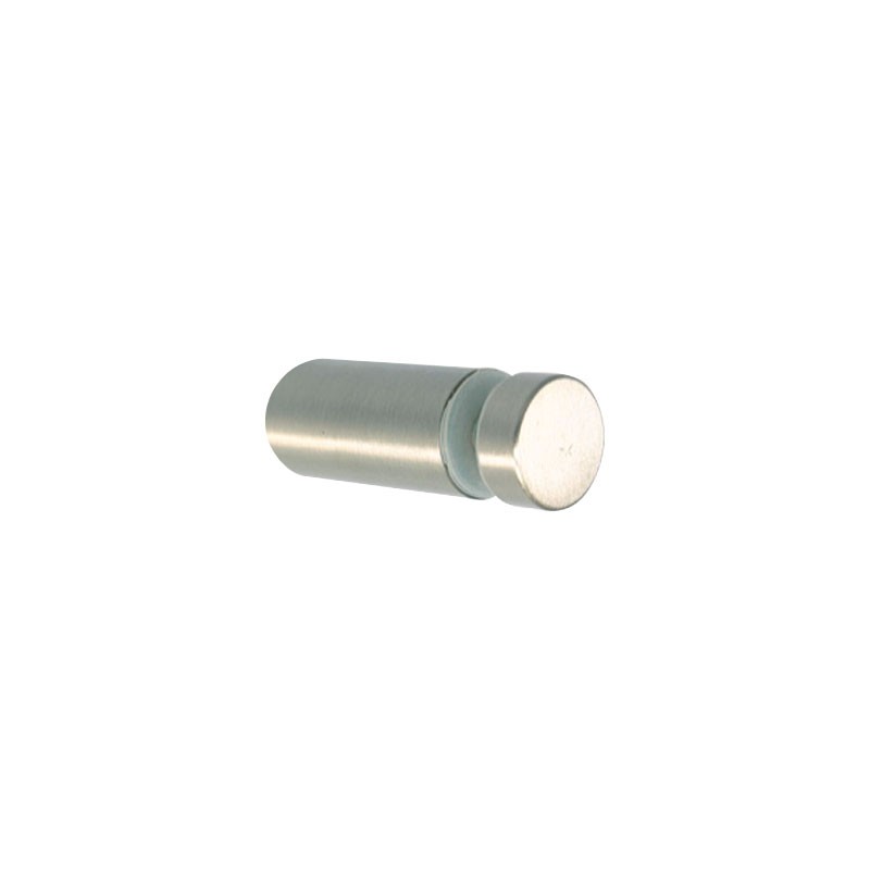 Herraje para vidrio / muro 19 x 38 mm Herralum