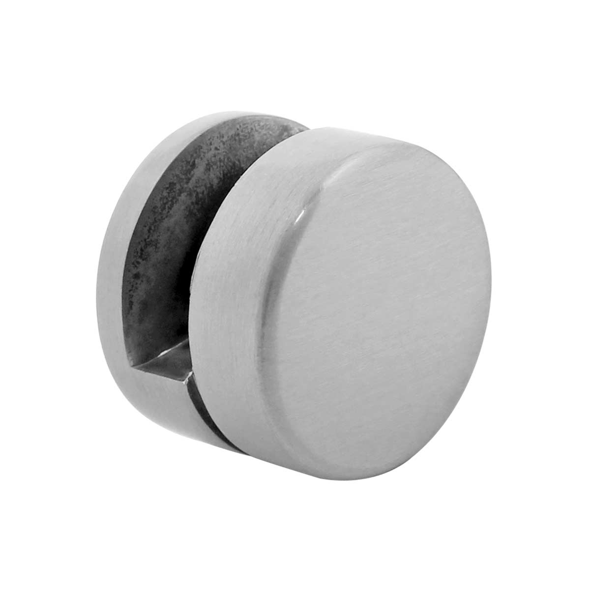 Conector porta espejo o cristales de 6 mm níquel satinado 1113 Herralum