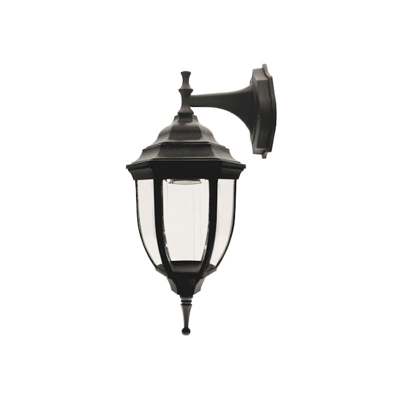 Farol de pared clásico negro suspendido FU0673 Fulgore