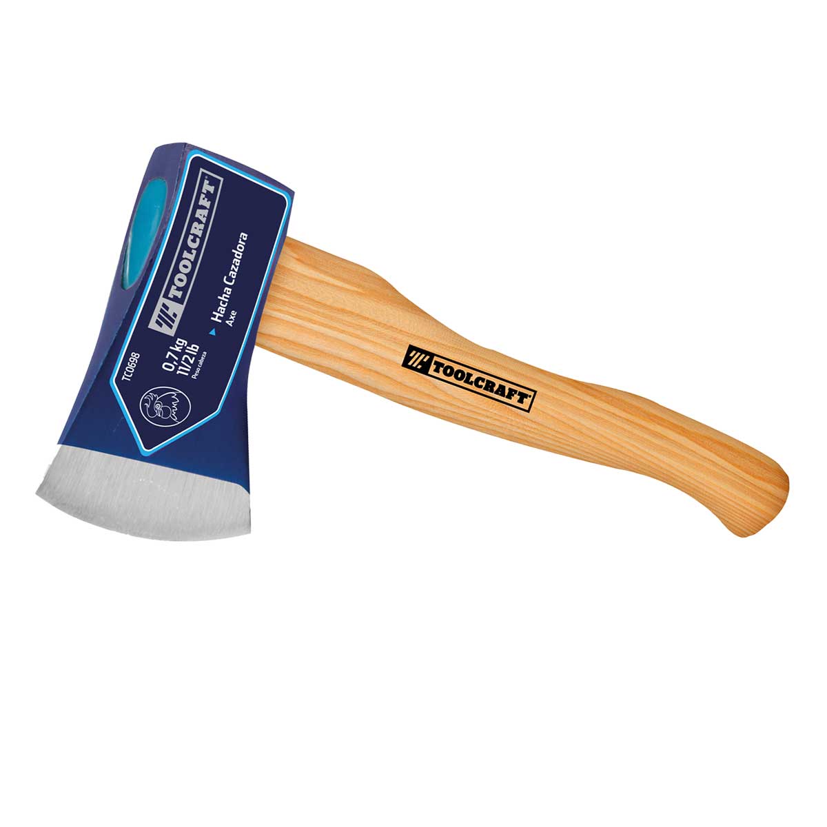 Hacha cazadora con mango 14" Toolcraft
