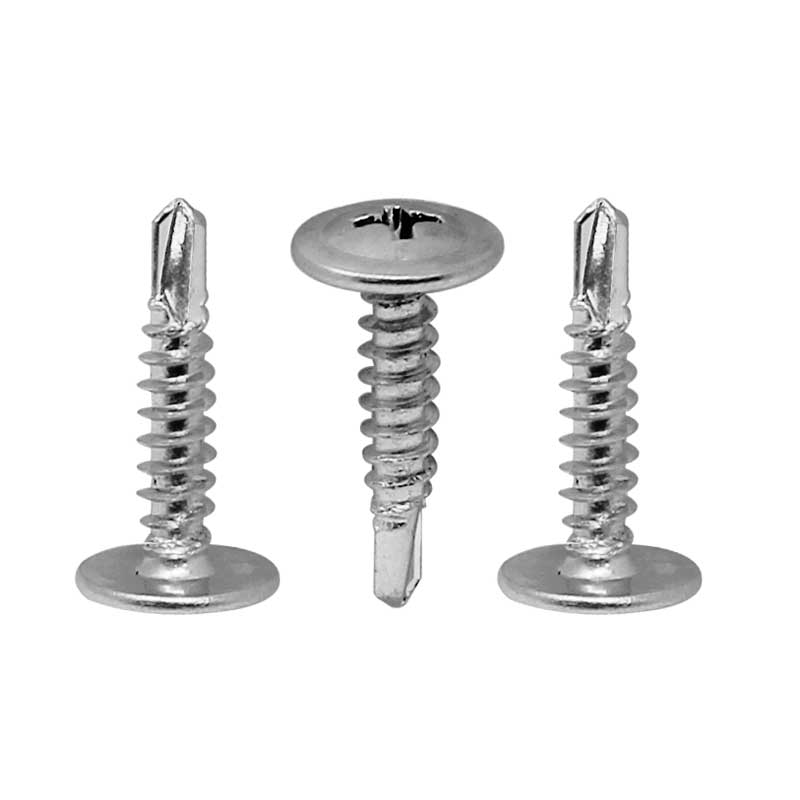 Pija auto perforante cabeza ancha 8 mm x 3/4" 100 piezas