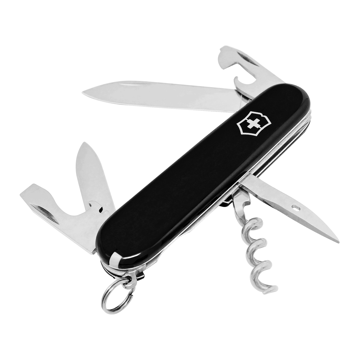 Navaja de bolsillo mediana Spartan Onyx Black 1.3603.31 Victorinox