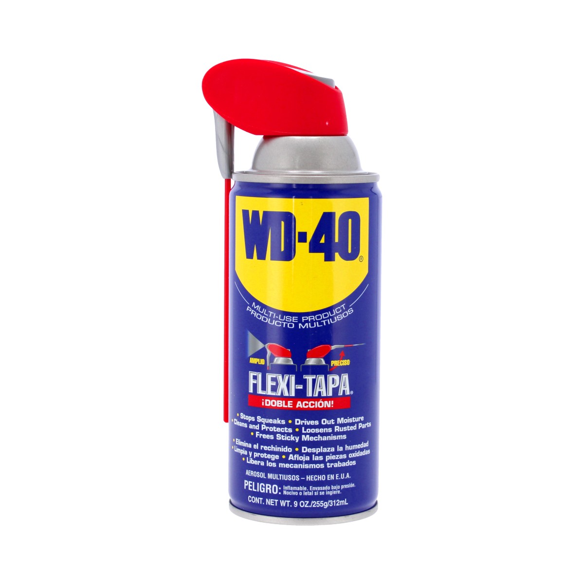 WD-40 Aceite multiusos aerosol Flexi-Tapa 9 Oz.