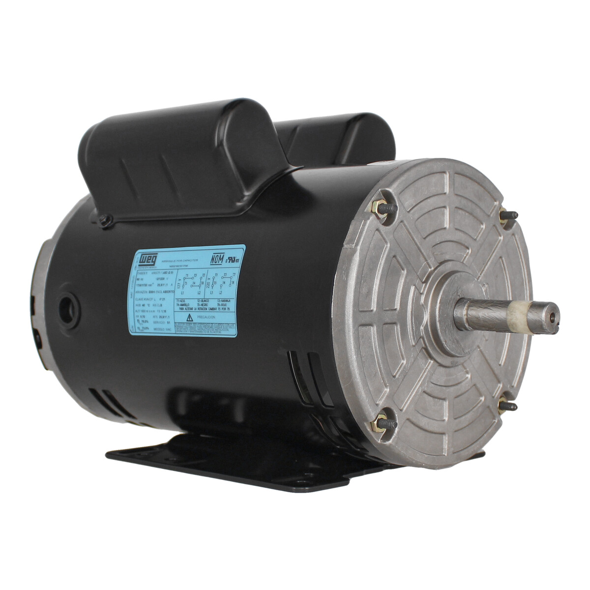 Motor monofasico 4 polos 2 HP WEG