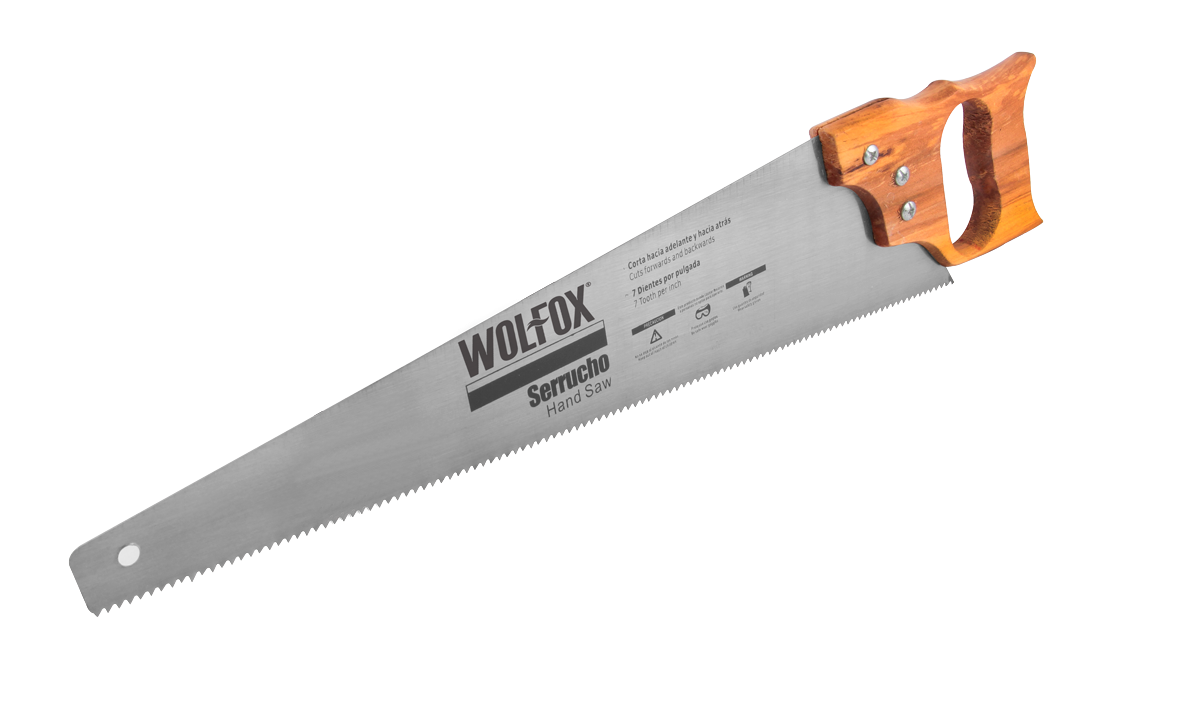 Serrucho 16" mango de madera WF0618 Wolfox