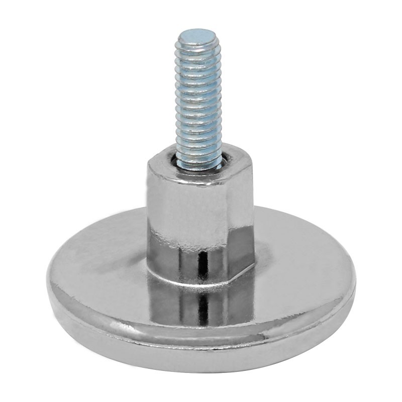 Nivelador niquelado con tornillo de 5/16" 166125 Rish